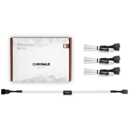 Câble d'extension Noctua NA-SEC1 Chromax White 30 cm 4 broches PWM