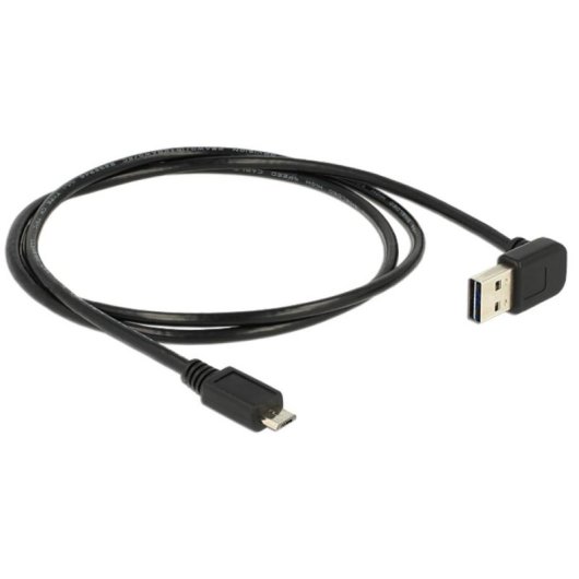 Cavo USB 2.0 DeLOCK 1 m Nero Maschio per Micro-USB B