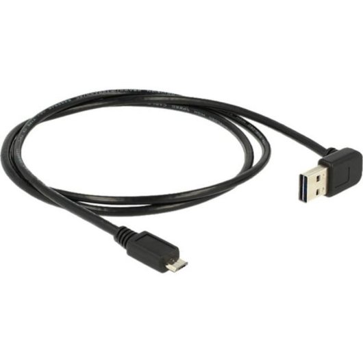 Cavo USB 2.0 DeLOCK 1 m Nero Maschio per Micro-USB B