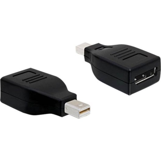 Adaptador DeLOCK mini DisplayPort 1.2 a DisplayPort Negro
