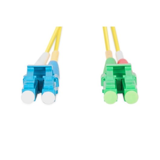 Cabo Fibra Óptica Digitus 2 m LC (APC) a LC (PC) Monomodo OS2