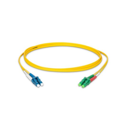 Cabo Fibra Óptica Digitus 2 m LC (APC) a LC (PC) Monomodo OS2