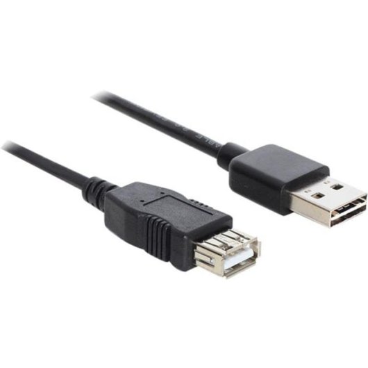 Cabo USB 2.0-A DeLOCK EASY-USB 1m Preto
