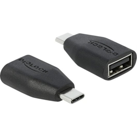 Adaptador DeLOCK USB Type-C macho a USB Tipo-A hembra para carga
