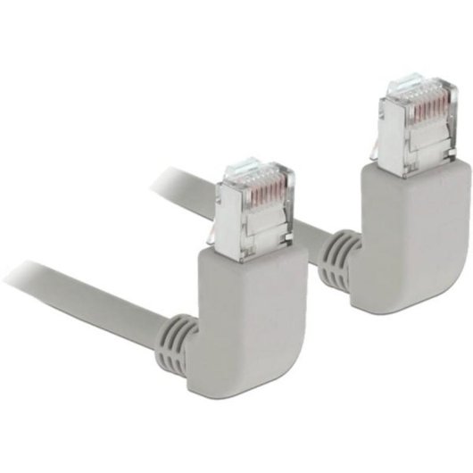 Cable de red DeLOCK 83513 0,5 m Cat6a S/FTP Gris