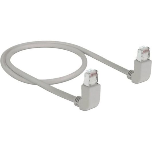 Cable de red DeLOCK 83513 0,5 m Cat6a S/FTP Gris