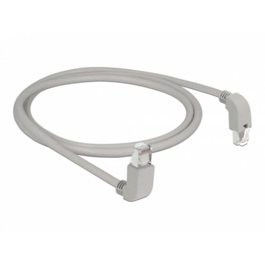 Cable de red DeLOCK 85871 Cat6a S/FTP 1 m Gris