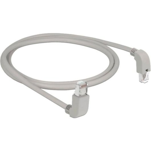 Cable de red DeLOCK 85871 Cat6a S/FTP 1 m Gris
