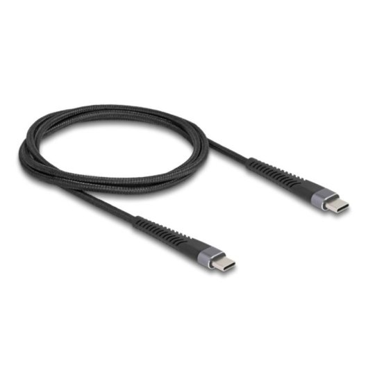 Cable USB-C a USB-C DeLOCK 1 m USB 2.0 Negro