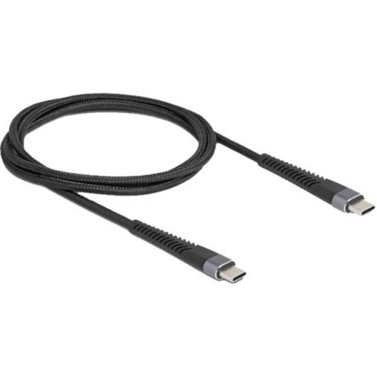 Cable USB-C a USB-C DeLOCK 1 m USB 2.0 Negro