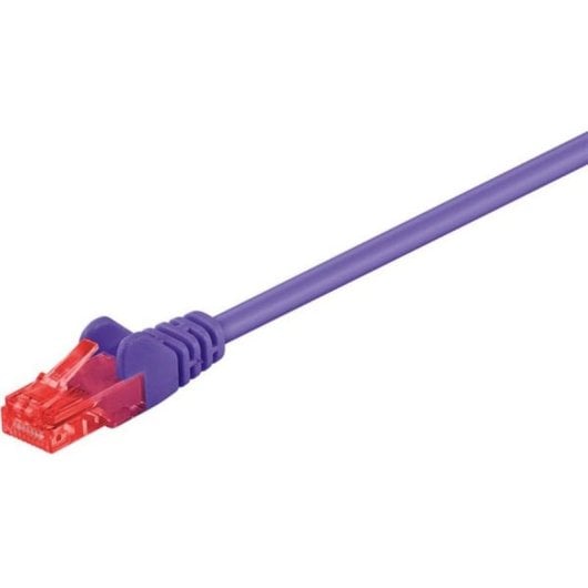 Netzwerkkabel Goobay Cat6 U/UTP 10 m violett mit RJ-45 Steckern