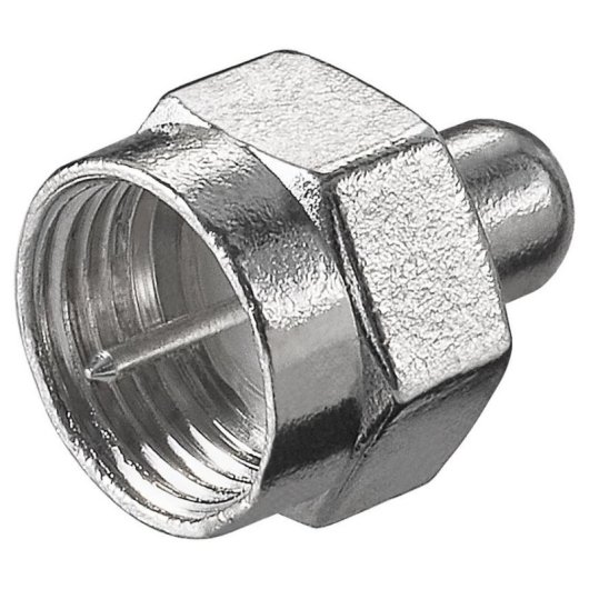 Conecteur Goobay Type F Mâle 75 Ω Acier Inoxydable