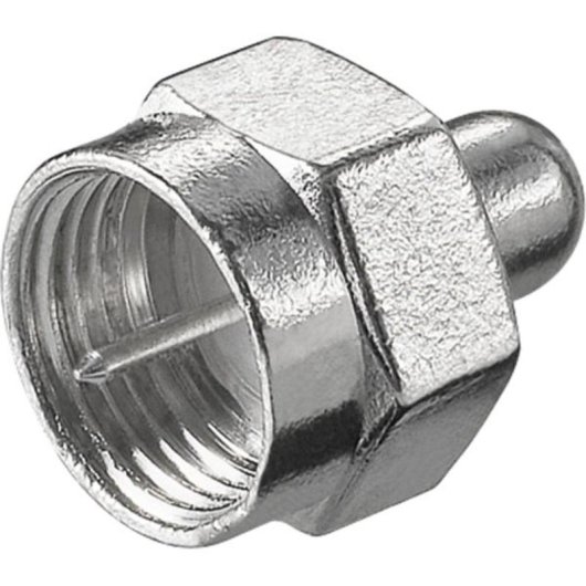 Conecteur Goobay Type F Mâle 75 Ω Acier Inoxydable