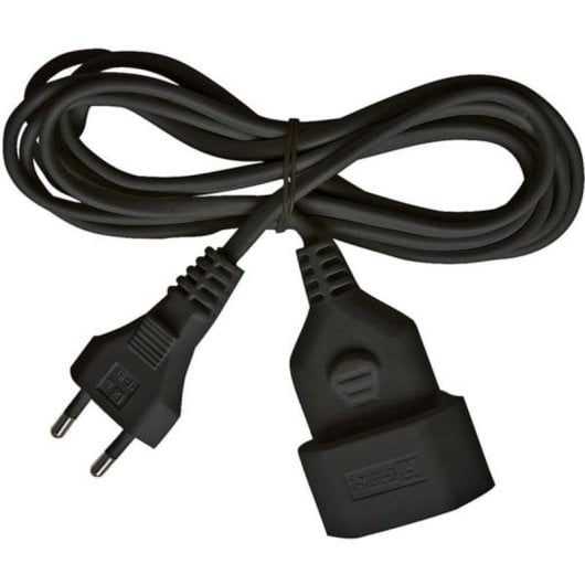 Cable alargador Brennenstuhl 3 m 1 toma 2,5 A negro para interior