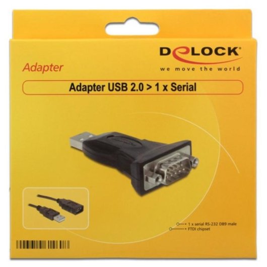Adattatore USB 2.0 a Serie DB9 DeLOCK