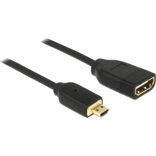 Adattatore HDMI Micro-D a HDMI Standard 0,2 m Nero DeLOCK