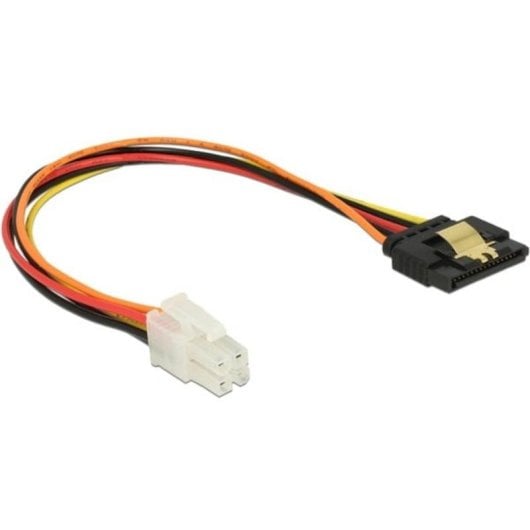 Internes DeLOCK-Netzkabel 0,2 m P4 4-pin an SATA 15 Pin