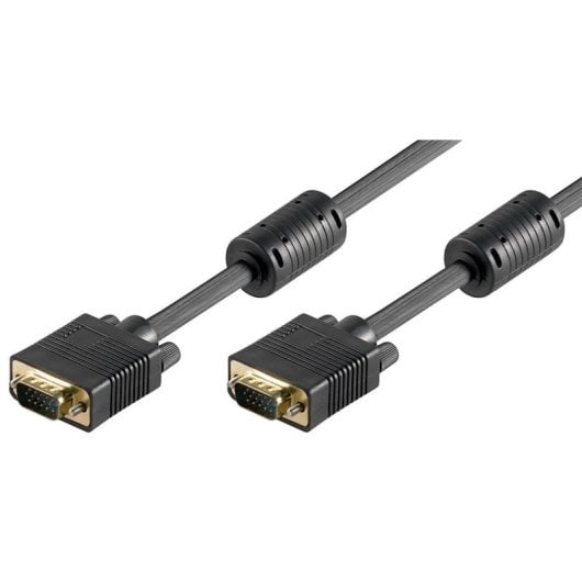 Cable VGA Goobay 50135 2 m Noir