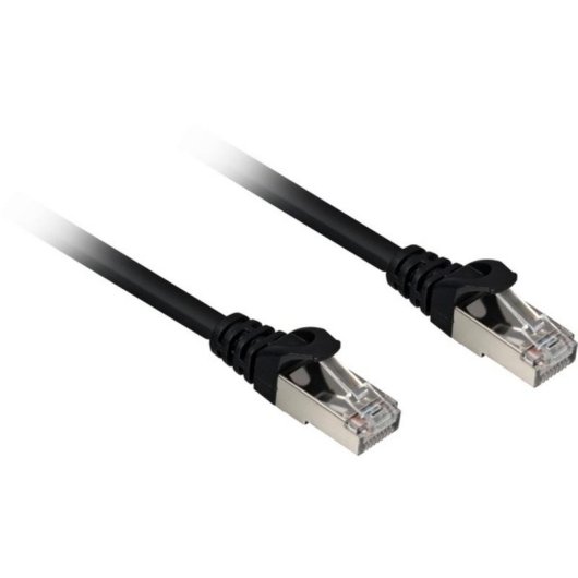 Netzwerkkabel Sharkoon Cat.6a SFTP, 2 m, Schwarz