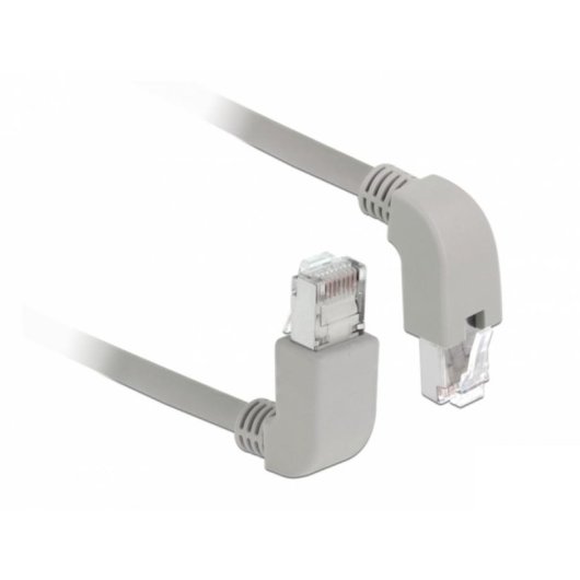Cable de red DeLOCK 85872 2 m Cat6a S/FTP Gris