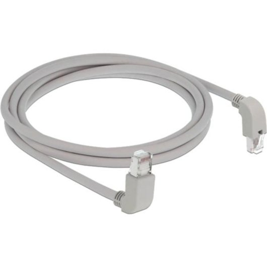 Cable de red DeLOCK 85872 2 m Cat6a S/FTP Gris