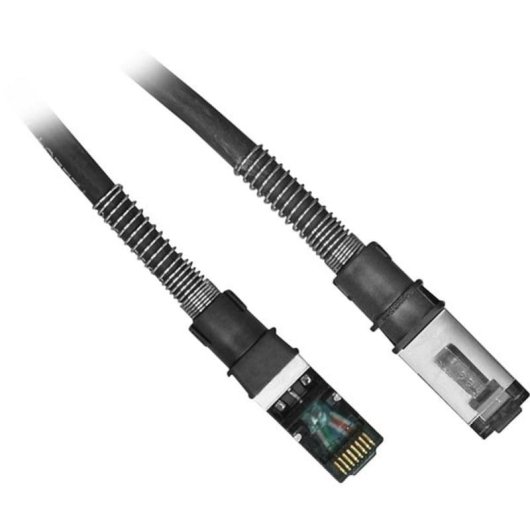Cable réseau PatchSee PCI6 FTP 2,4 m Cat6a Noir