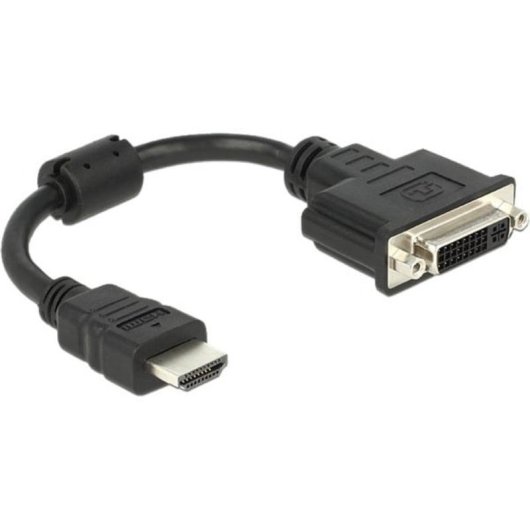 Adattatore HDMI a DVI DeLOCK 0,2 m Nero