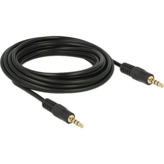 Cavo audio DeLOCK 3,5 mm maschio a maschio 5 m nero
