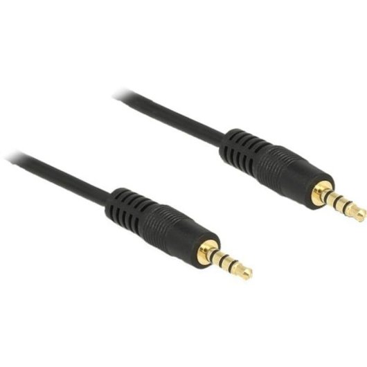 Cavo audio DeLOCK 3,5 mm maschio a maschio 5 m nero