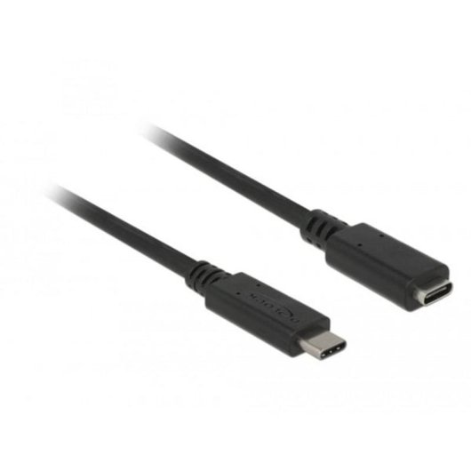 Cable USB-C a USB-C Delock 85533 1 m USB 3.2 Gen 1 Negro