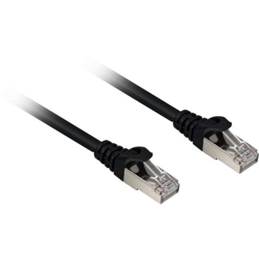 Netzwerkkabel Sharkoon Cat.6a SFTP 0,25 m Schwarz