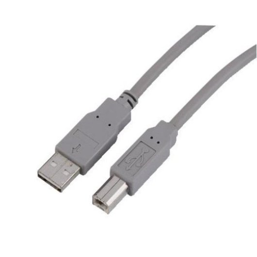 USB-Kabel Sharkoon 0,5 m USB 2.0 A an B Grau
