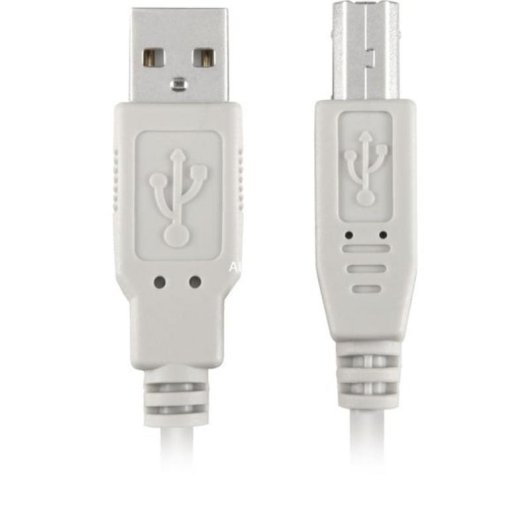 USB-Kabel Sharkoon 0,5 m USB 2.0 A an B Grau