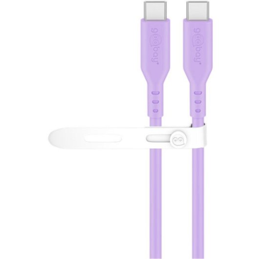 Cavo USB-C a USB-C Goobay 77745 1,5 m USB 2.0 Viola
