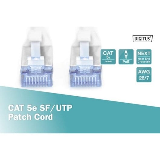 Cable de red Digitus Cat5e SF/UTP 1 m gris
