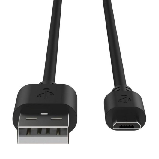 Cable USB 2.0 Ansmann 1 m USB A a Micro-USB B Negro