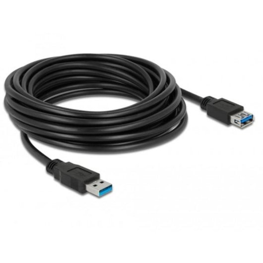 USB-Verlängerungskabel DeLOCK 85058 5 m USB 3.2 Gen 1 Schwarz