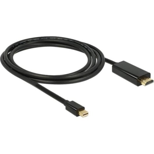 Adattatore video DeLOCK 2 m Mini DisplayPort a HDMI Oro