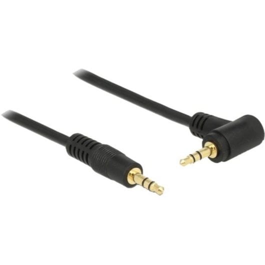 Cavo audio DeLOCK 3,5 mm maschio a maschio 0,5 m nero