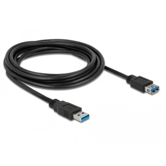 Cavo di estensione USB DeLOCK 85057 3 m USB 3.2 Gen 1 Nero