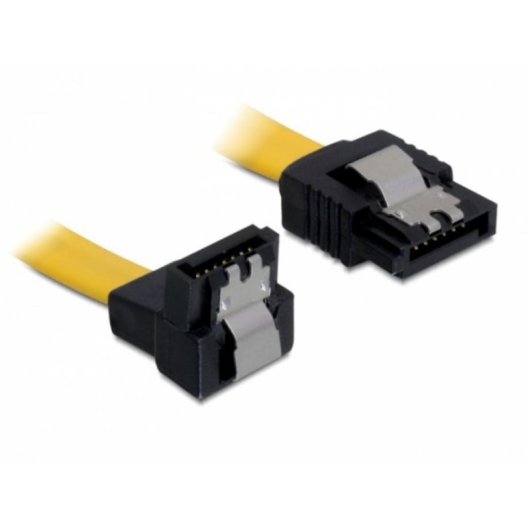 Cable SATA DeLOCK 0,5 m Macho/Macho Jaune 6 Gb/s