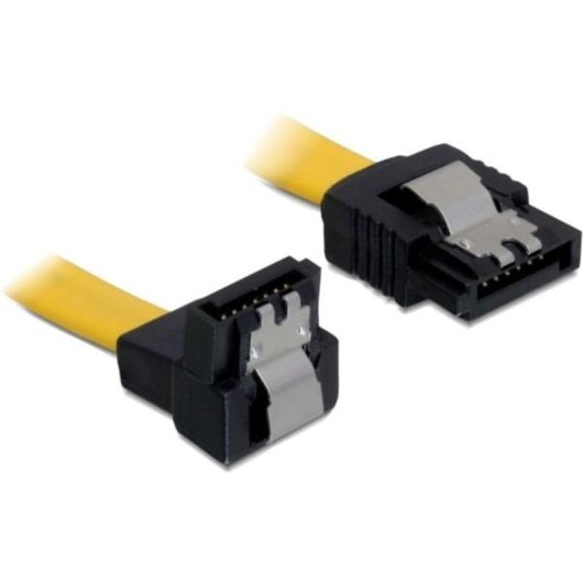 Cable SATA DeLOCK 0,5 m Macho/Macho Jaune 6 Gb/s