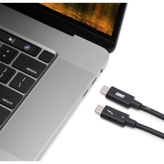 Cable Thunderbolt 4 OWC 2 m Negro 40 Gbit/s