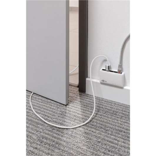 Cable adaptador Ethernet USB-C a RJ45 Goobay 74387 2 m Blanco