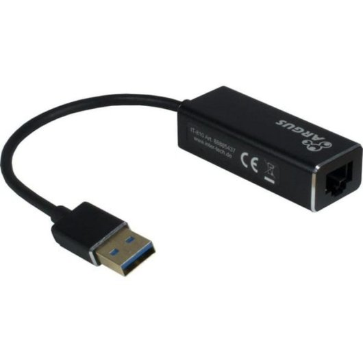 Adaptador de rede USB 3.0 para Gigabit Ethernet Inter-Tech ARGUS IT-810