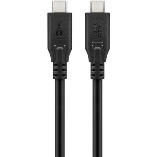 Cavo USB4 Goobay 74190 0,5 m USB-C a USB-C 40 Gbit/s Nero