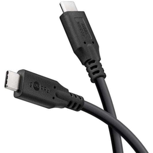 Cavo USB4 Goobay 74190 0,5 m USB-C a USB-C 40 Gbit/s Nero