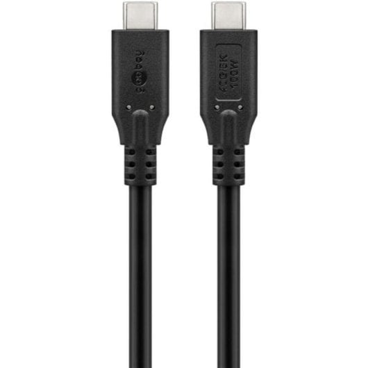 Cavo USB4 Goobay 74190 0,5 m USB-C a USB-C 40 Gbit/s Nero