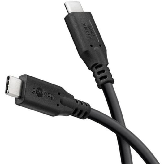 Cavo USB4 Goobay 74190 0,5 m USB-C a USB-C 40 Gbit/s Nero