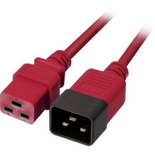 Câble d'extension Lindy 1 m C19 à C20 250 V 16 A rouge